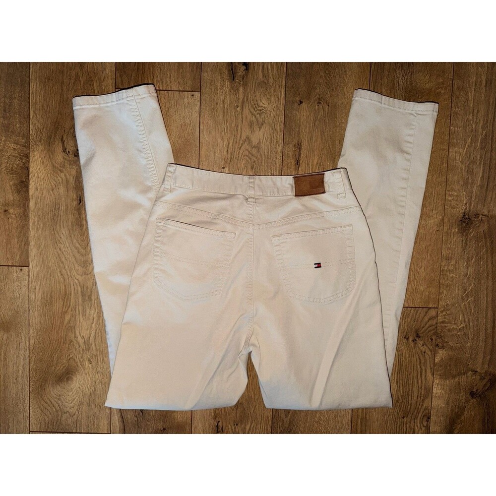 Women’s Tommy Hilfiger Khaki Jeans Size 8 Cotton Stretch Straight Leg Pants